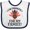 White and Navy, variant on Inktastic Thanksgiving Girl Turkey Thankful for Family Girls Baby Bib