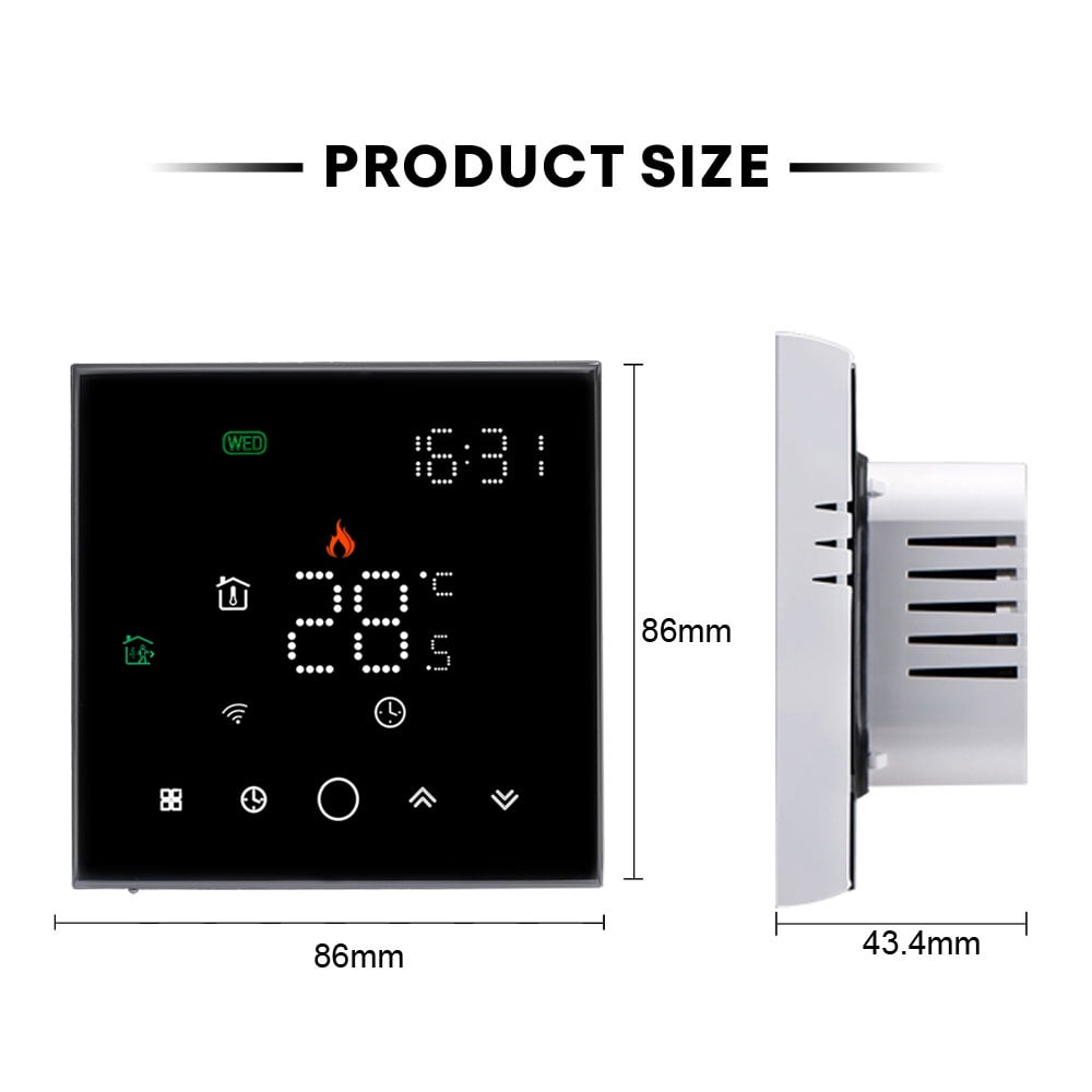 Thermostat Temperature Controller Setup For Water/Electric Floor Heating Water/Gas Boiler APP Remote Smart Wifi Wireless ,Save Energy