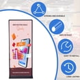 thumbnail image 3 of Poster Stand for Display, Poster Board Stand Double-Sided Banner Stand, Foldable Floor Standing Sign Holder Signage Stand with Portable Bag, Black, 3 of 9