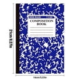 thumbnail image 3 of Composition Notebook, Marble Composition Notebooks, Wide Ruled Composition Books, Marble Cover Notepad, 30 Sheets Lined Cute Journal Notebooks, Classroom Office Supplies, 8.3" x 5.5", Blue, 3 of 4