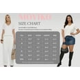 thumbnail image 7 of MOYIKO Womens T Shirts Short Sleeve Pleated Peplum Babydoll Summer Tops V Neck Dressy Casual Tunic, 7 of 7