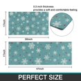 thumbnail image 7 of Blue Christmas Snowflake and Star Pattern Kitchen Rugs Sets Of 2,Anti Fatigue Kitchen Mat Rugs Non Slip Washable,Decorative Kitchen Floor Mats for Kitchen,Sink,Laundry,17"x30"+17"x47", 7 of 7