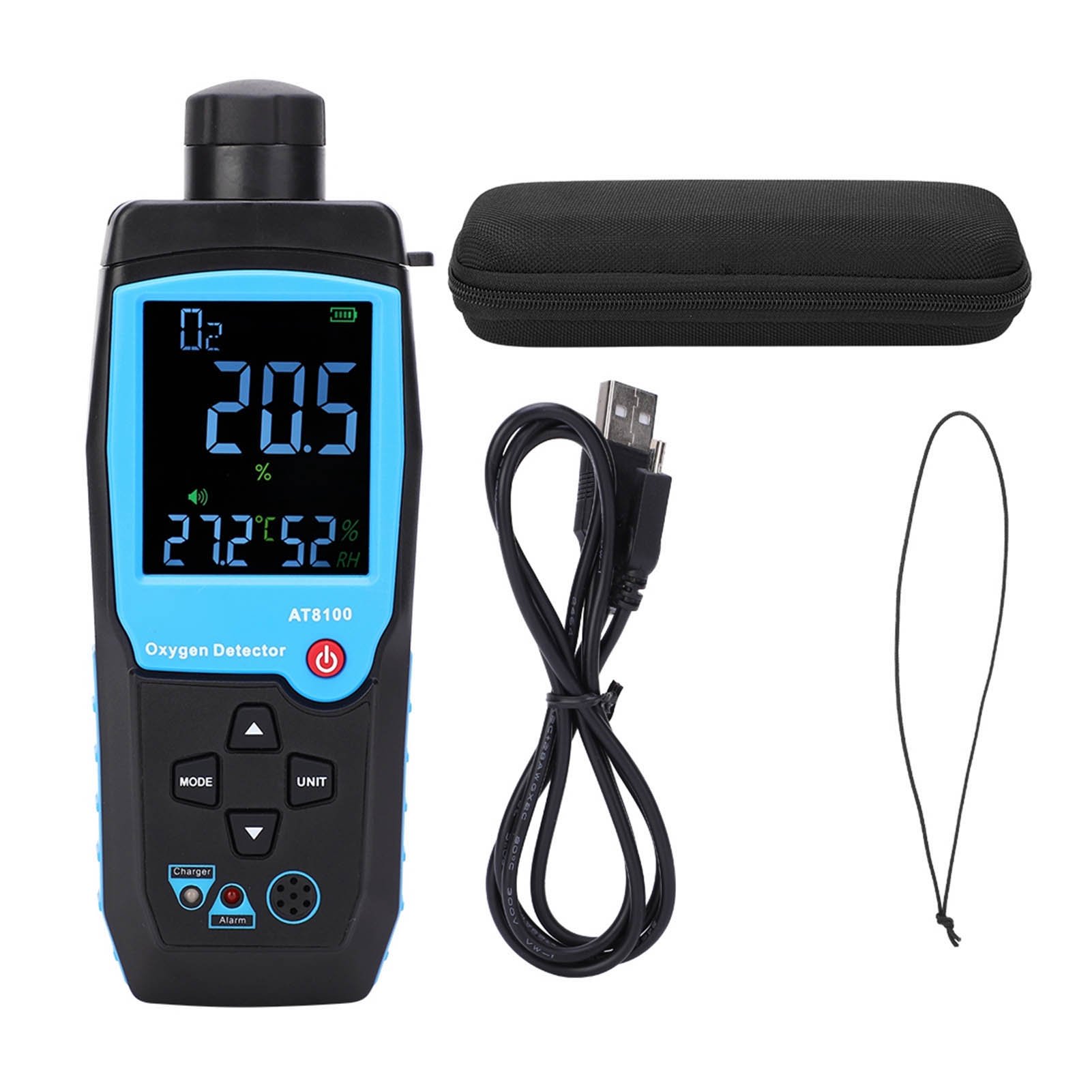 AT8100 High Accurate Oxygen Detector Handheld Smart Sensor Oxygen Tester Measuring Range 0‑25% - Walmart.ca
