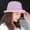 Pink, variant on Women's Hat Elegant Braided Edge Straw Hat, Summer Outdoor Sun Hat Sunshade-WE