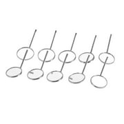 ammoon Mouth Mirror,Stainless Steel Mouth Mirror Stainless Mirror Equipment 10pcs Stainless Dentist Equipment Mirror Set Oral Mirror 4# Steel Precision Professional Tool Oral Steelmirror