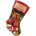 thumbnail image 1 of Calcetín de Navidad Decoración Calcetines de Navidad Bolsa de regalo Dibujos animados Lindo Papá Noel Muñeco de nieve Patrones Calcetín de Navidad Contenedor de regalo Decoración B BANYUO Electrónica, 1 of 5