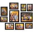 thumbnail image 1 of Paquete de 10 marcos de fotos negros para decoración de pared, juego de marcos de galería para montaje en pared, varios tamaños que incluyen marcos de fotos familiares de 8 x 10, 5 x 7 y 4 x 6 en, 1 of 7