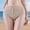 Beige, variant on Low Waist Button Down Breathable Thin Abdominal Reducing Panties for Women After Childbirth Shaping Short Pants Beige XXXL