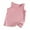 Watermelon Red, variant on vdgthytj Toddler Boys Girls Tank Tops Kids Crewneck Sleeveless Undershirts Cotton Solid Basic Athletic T-Shirts