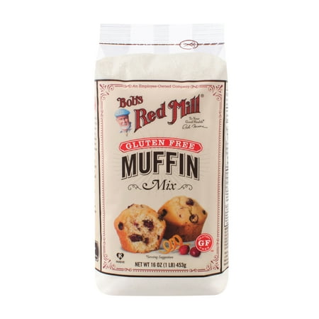 - (2 Pack) Bobs Red Mill Gluten Free Muffin Mix, 16 oz