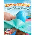 thumbnail image 6 of Easter Egg Silicone Mold for Baking – 3 Pack 24 Cavity Food-Grade Chocolate Molds | Non-stick Egg Shaped Easter Freezer Molds | DIY Baking Supplies Tools Set for Cake, Jello, Ice Cream & Dessert, 6 of 7