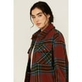 thumbnail image 2 of Fornia Women's Plaid Print Shacket - SHKT-TRT-RUS   US, 2 of 4