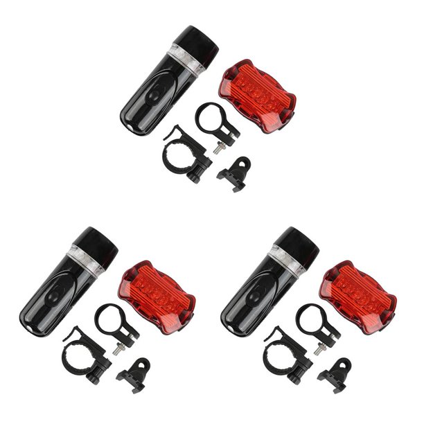 Juego de luces de bicicleta Yuarrent 2PCS 5LED Type1 NO1
