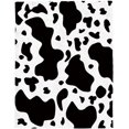 thumbnail image 6 of Super Soft Cozy Flannel Fleece Blanket Graffiti Sopts Lightweight Comfy Throw Blanket for Bed/Couch/Sofa/Camping- Black and White Cows 39 x 49 Inche, 6 of 6