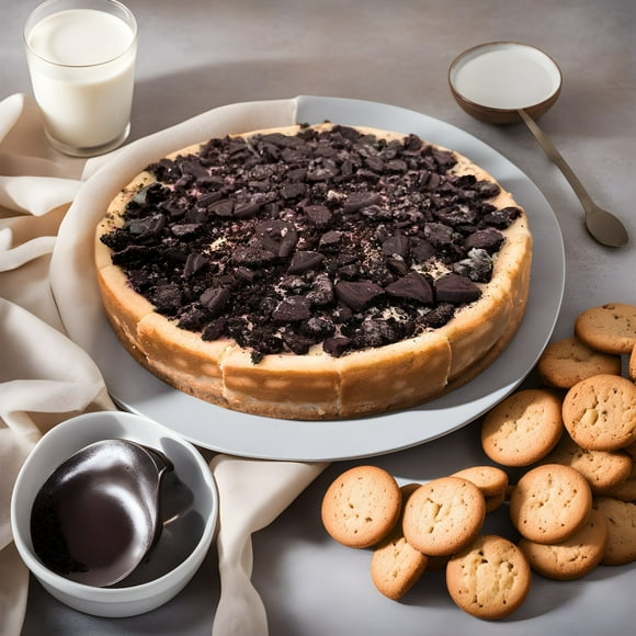 Andy Anand Sugar Free Cookies & Cream Cheesecake 9" Fresh Made Christmas Mothers day Wedding Birthday (2 lbs)