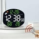 thumbnail image 2 of Electronic LED clock with large screen, time/date/temperature, 12/24hour, dual alarm, remote Ref: 5802, 2 of 5