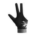 thumbnail image 2 of Guante de billar, guante deportivo, guantes elásticos para espectáculo, antideslizantes, de secado rápido para adultos con muñeca ajustable para mano empalme negro, 2 of 8