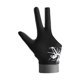 thumbnail image 2 of Guante de billar, guante deportivo, guantes elásticos para espectáculo, antideslizantes, de secado rápido para adultos con muñeca ajustable para mano empalme negro, 2 of 8