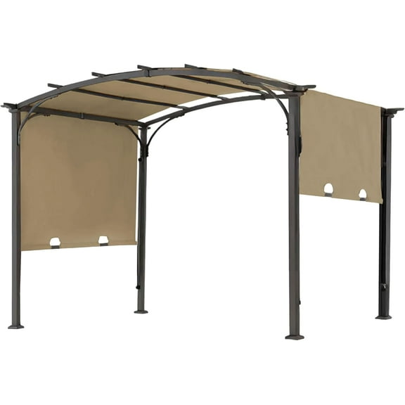 85''x 208'' Universal Replacement Pergola Cover for Pergola L-PG080PST and Other Same Size of Pergolas, (Beige)