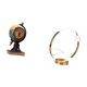 thumbnail image 5 of Reloj de mesa moderno con figura de globo terráqueo y soporte para botellas de hierro. Adorno artesanal para estantería de oficina, dormitorio, armari, 5 of 8