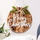 thumbnail image 3 of Gwong Decoración hogareña Adorno de colgante de pared Eco-Friendly Patrón Inglés Forma redonda Forma de madera Pinza Colgante para el hogar Gwong 21061940, 3 of 6