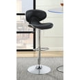 thumbnail image 4 of Newboti Furniture Black and Chrome Adjustable Bar Stool (Set of 2) 77443, 4 of 6