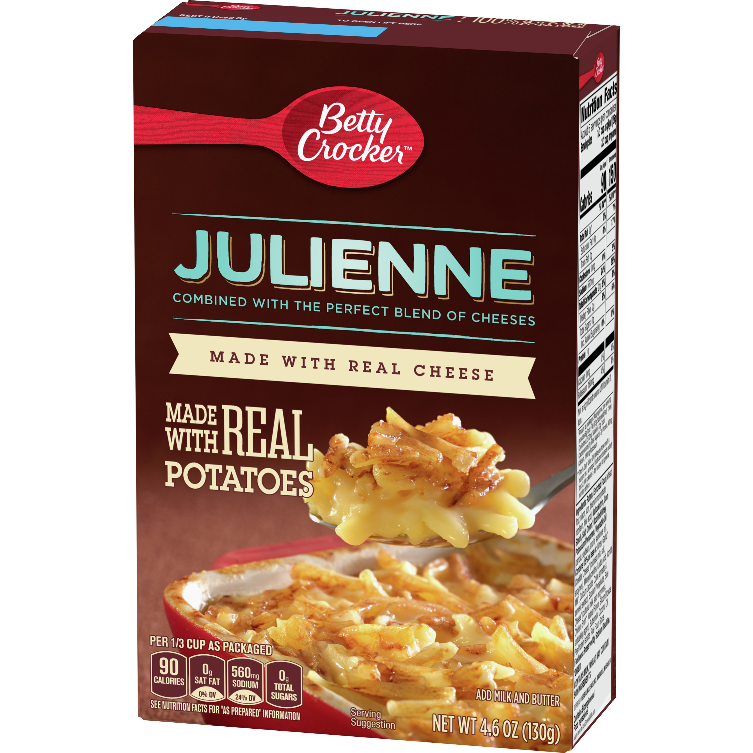 Betty Crocker Julienne Potatoes, Made with Real Cheese, 4.6 oz. - image 4 of 10