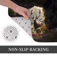 thumbnail image 6 of Fuzoiu Enchanted Deer In Cave Print Door Mat Outdoor Indoor Welcome Mats, Front Doormat,Flannel Non Slip Durable Entrance Rugs for Front Door, Inside Outside Entry, Porch, Resist Dirt,16x24in, 6 of 7
