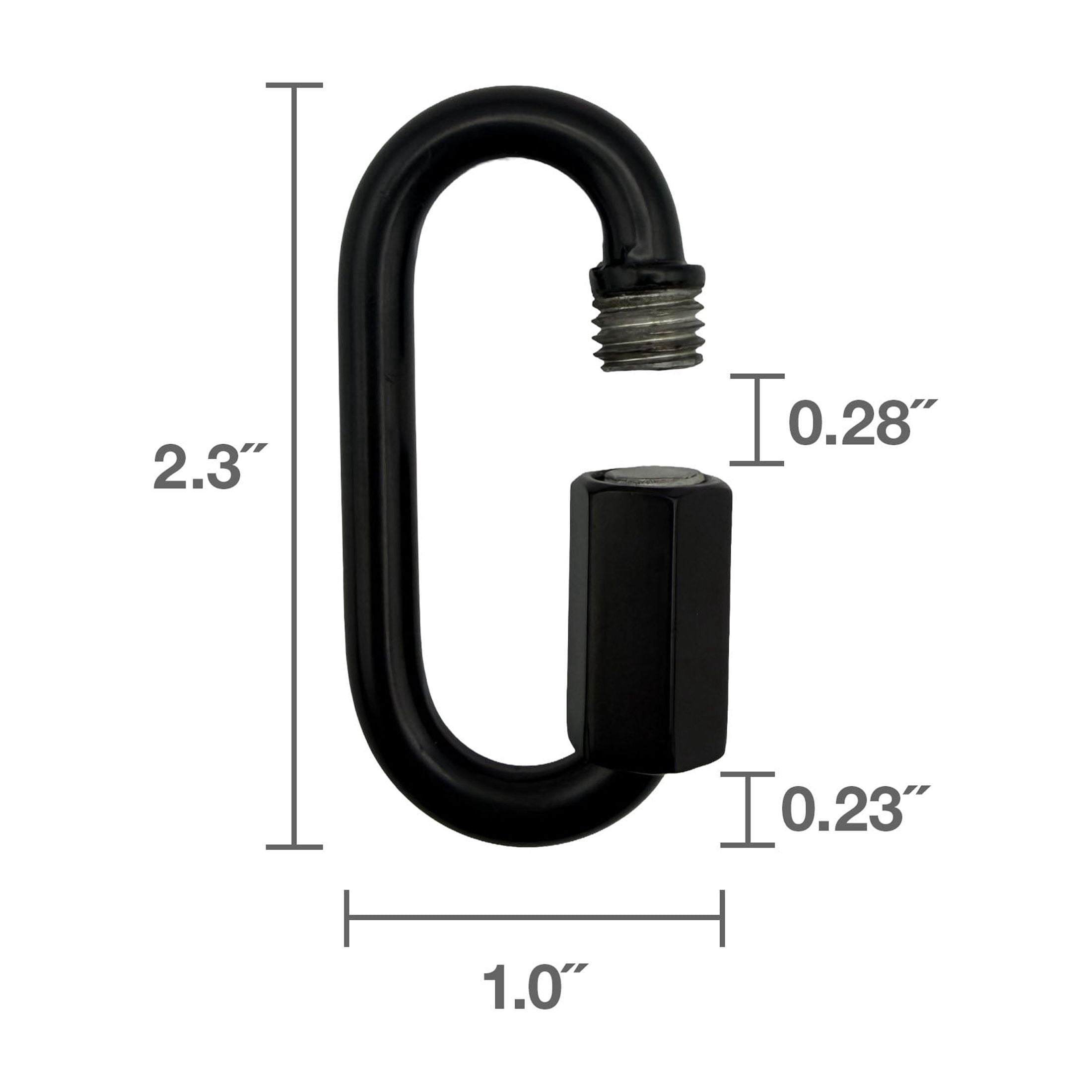 1/4" Black Quick Link, Peerless Chain, 4761238V