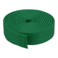 thumbnail image 1 of Cinturón de clasificación de Taekwondo Uxcell, cinturón de artes marciales de poliéster Judo Karate para prácticas de enseñanza de entrenadores verde 9.8 pies, 1 of 5