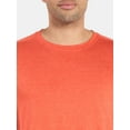thumbnail image 4 of Athletic Works Men's and Big & Tall Men's Soft ButterCore Tee with Short Sleeves, Sizes S-5XL, 4 of 5