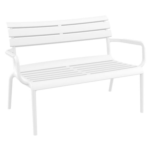 Compamia Paris Outdoor Bench White