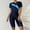*Blue, variant on Whlbf 3mm Shorty Wetsuit Womens, Full Body Diving Suit Front Zip Wetsuit for Diving Snorkeling Surfing Swimming