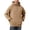 BXY50-Khaki, variant on VV AVEORS Hoodies For Men Quarter Zip Pullover Vintage Workout Drawstring Hoodies With Pockets Sweatshirt Fall Tracksuits Dark Gray M