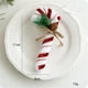 thumbnail image 5 of Adornos navideños Bastones de terciopelo Caramelos Adornos para árboles de Navidad Adornos colgantes Celebridades de Internet Accesorios para fotografía, 5 of 5