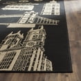 thumbnail image 3 of Safavieh Courtyard Gamal Novelty Indoor/Outdoor Area Rug, Black/Beige, 4' x 5'7", 3 of 7