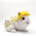 thumbnail image 4 of Ropa ajustable de algodón para mascotas, ropa de conejo, disfraz de conejito para hurón, conejito, hámster, conjunto completo de piña Rojo Verde Cocina, Decoración y Otros, 4 of 4