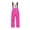 Hot Pink, variant on Insulated Ski Overalls - Thermal Lined Snow Pants for Kids Boys Girls Winter Sports Straight Overalls Ski Suit Children's Ski Pants Thick Warm Straight Overalls (5-6 Years,Purple)