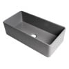 thumbnail image 5 of ALFI Brand Gray Matte Smooth Apron 36" x 18" Single Bowl Fireclay Farm Sink, 5 of 8