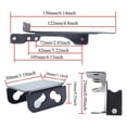 thumbnail image 3 of PCI Slot Bracket Double Cooling Fan Mount Rack Heatsink Brackets Support 80/90/120mm Fan for Graphics Video Card, 3 of 4
