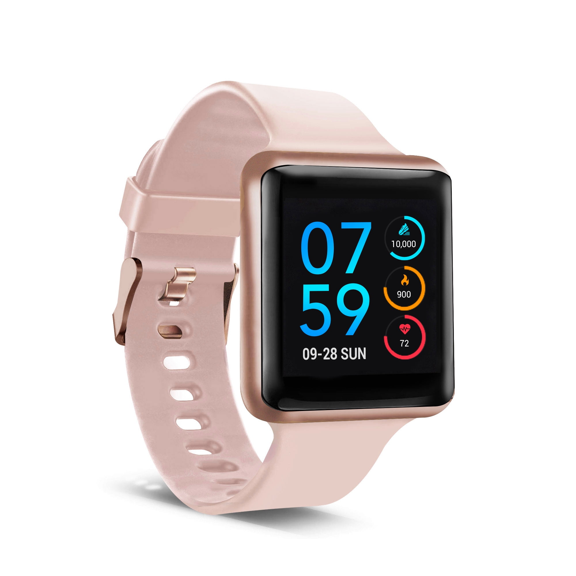 iTouch - iTouch Air Special Edition Digital Smartwatch And Pedometer Blush Pink (41mm) - Walmart