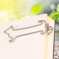 thumbnail image 3 of 4pcs Animal Shape Paper Clips Bookmark Marking Document Organizing Clip Stationery Supplies, 3 of 8