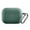 Green, variant on Soft Silicone Protective Case for Wireless Earbuds Charging Box with Carabiner Clip Shockproof Cover
