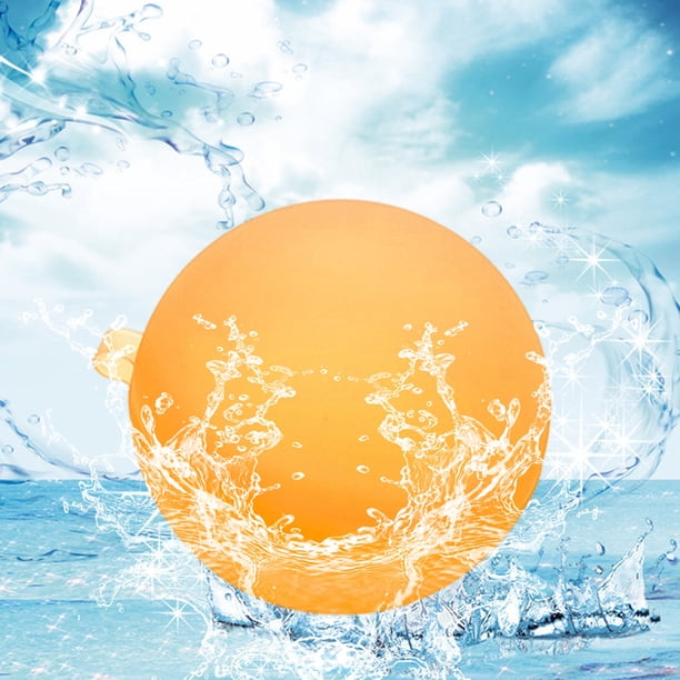 Waterpolo de silicona, globo de inyección de agua rápida, agua de lucha contra el agua (naranja)