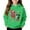 Green, variant on 67 Christmas Graphic Hooded Sweatshirt Soft Pullover Fleece Jacket With Print For Boys And Girls Casual Playwear