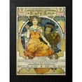 thumbnail image 2 of Mucha, Alphonse 18x24 Black Modern Framed Museum Art Print Titled - Exposition Universelles et Internationale de St. Louis, 2 of 5