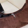 thumbnail image 6 of Retro Faux Suede Rivet Shoulder Bags Large Studded Purse Slouchy Shoulder Purse Fall Accessories (Coffee), 6 of 10