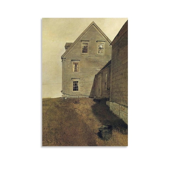 Andrew Wyeth Weatherside Painting Art Poster Poster Cool Artworks Painting Wall Art Canvas Prints Hanging Picture Home Decor Posters Gift 20x30inch(50x75cm)