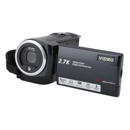 Suodoka 2.7K Camcorder Professional Video Camera 50MP 16x Digital Zoom Vlogging Recorder with 2.8 Inch Screen for Outdoor Travel Recording & YouTube Vlog