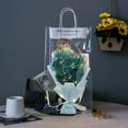 thumbnail image 3 of chaungfeng Preserved Flowers Bouquet, Eternal Flowers, Dry Flower Bouquets with LED Light String and Gift Bag Gifts for Women, Birthday Gifts for Mom Friends Her, Valentine (Blue), 3 of 6
